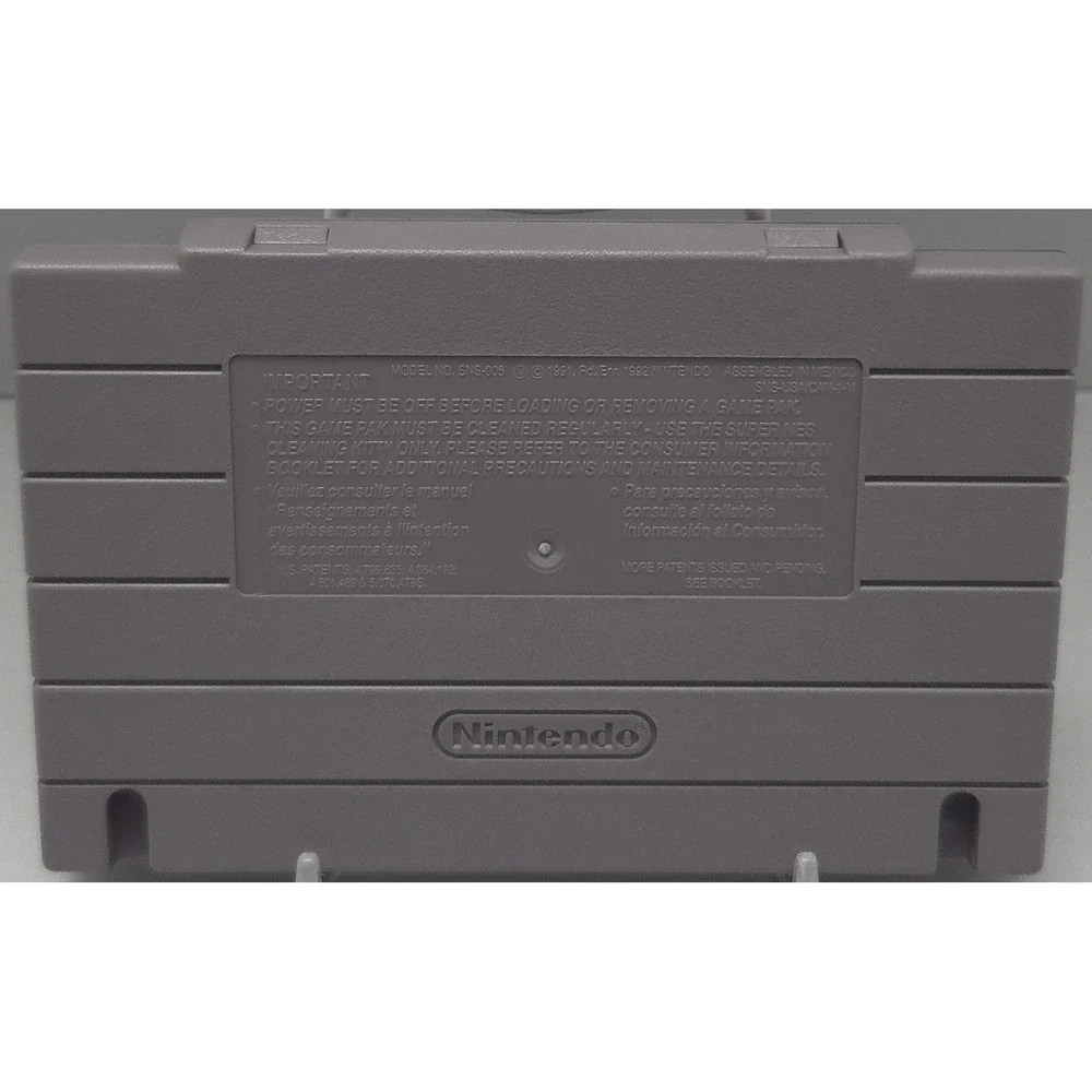 WWF Super‎ WrestleMania (Super Nintendo SNES 1992) Cartridge - Tested & WORKS
